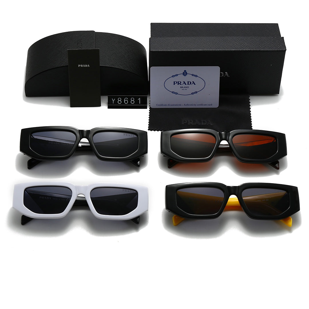 Square-frame sunglasses