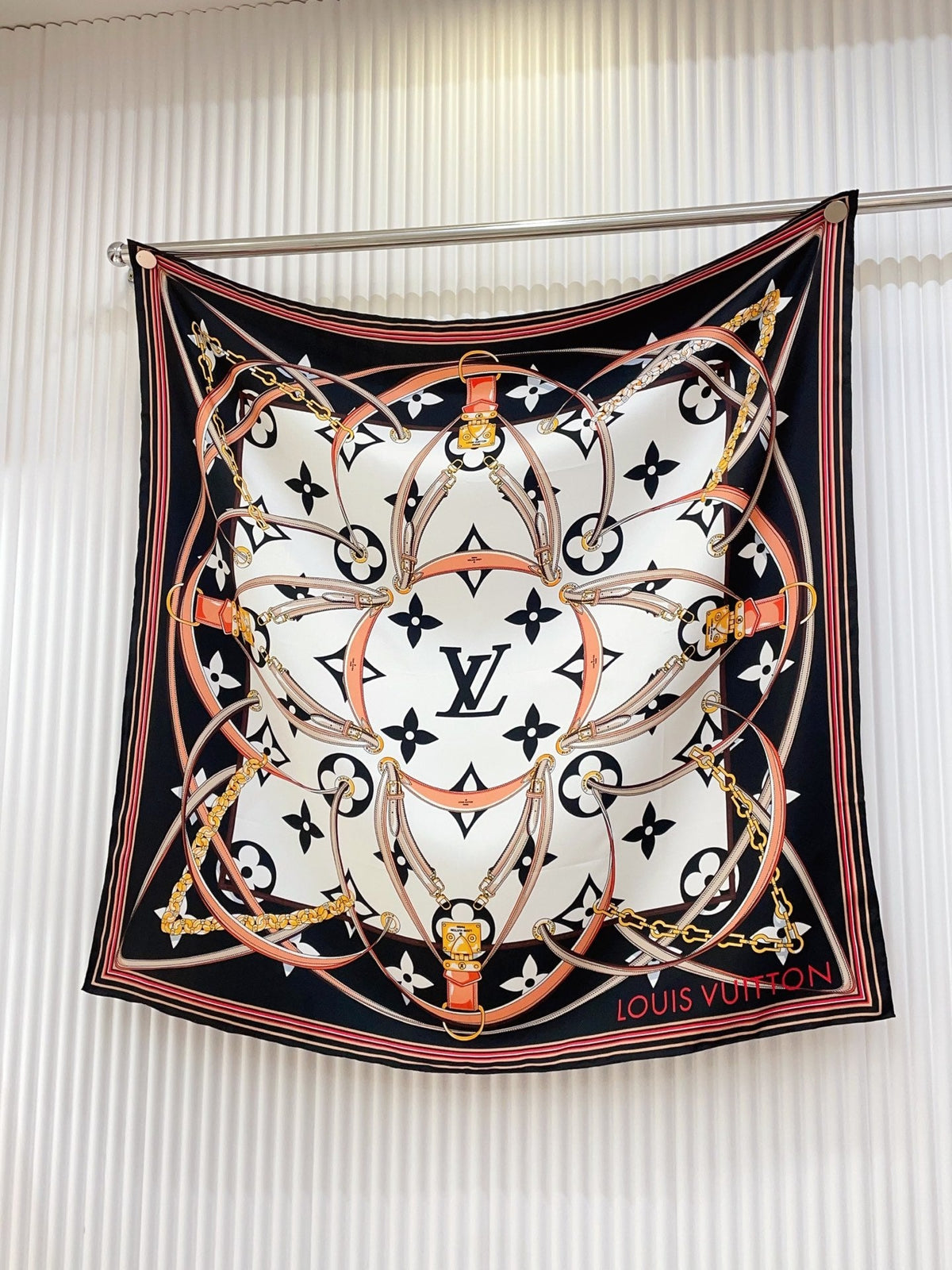Modern Stylish Printed Square Silk Scarf