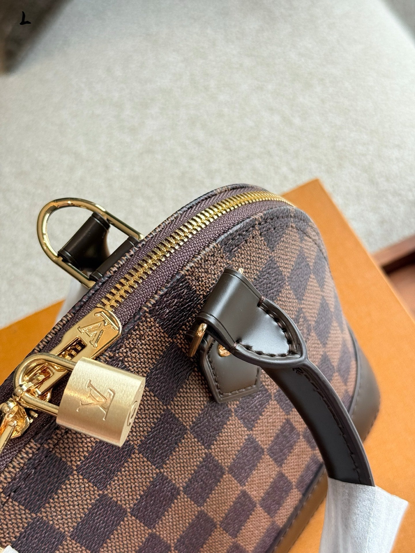 Classic Checkerboard Shell Bag