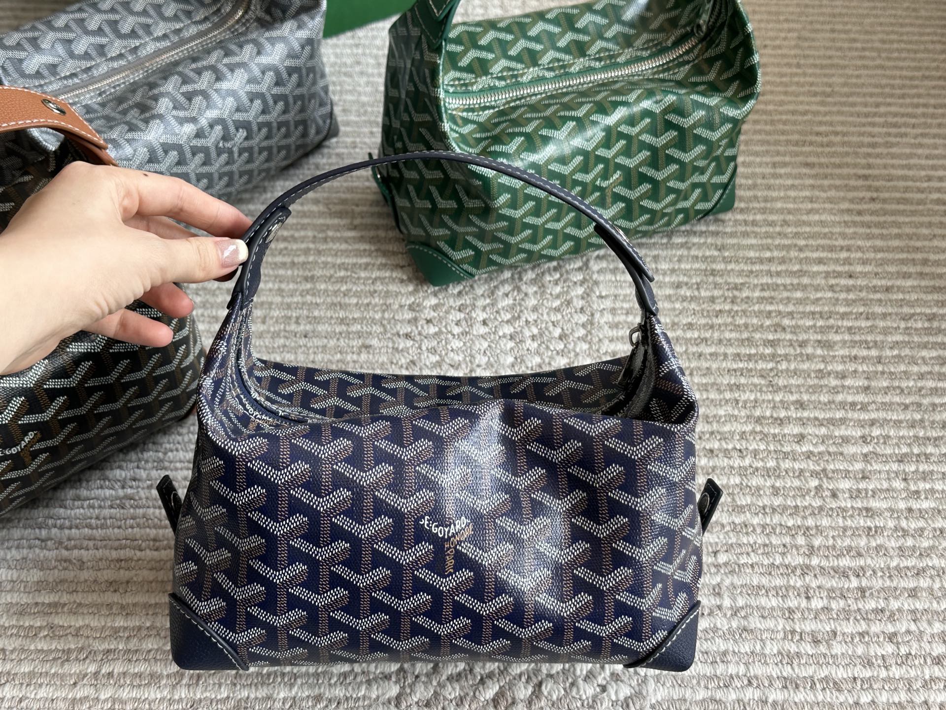 Vintage leather box bag