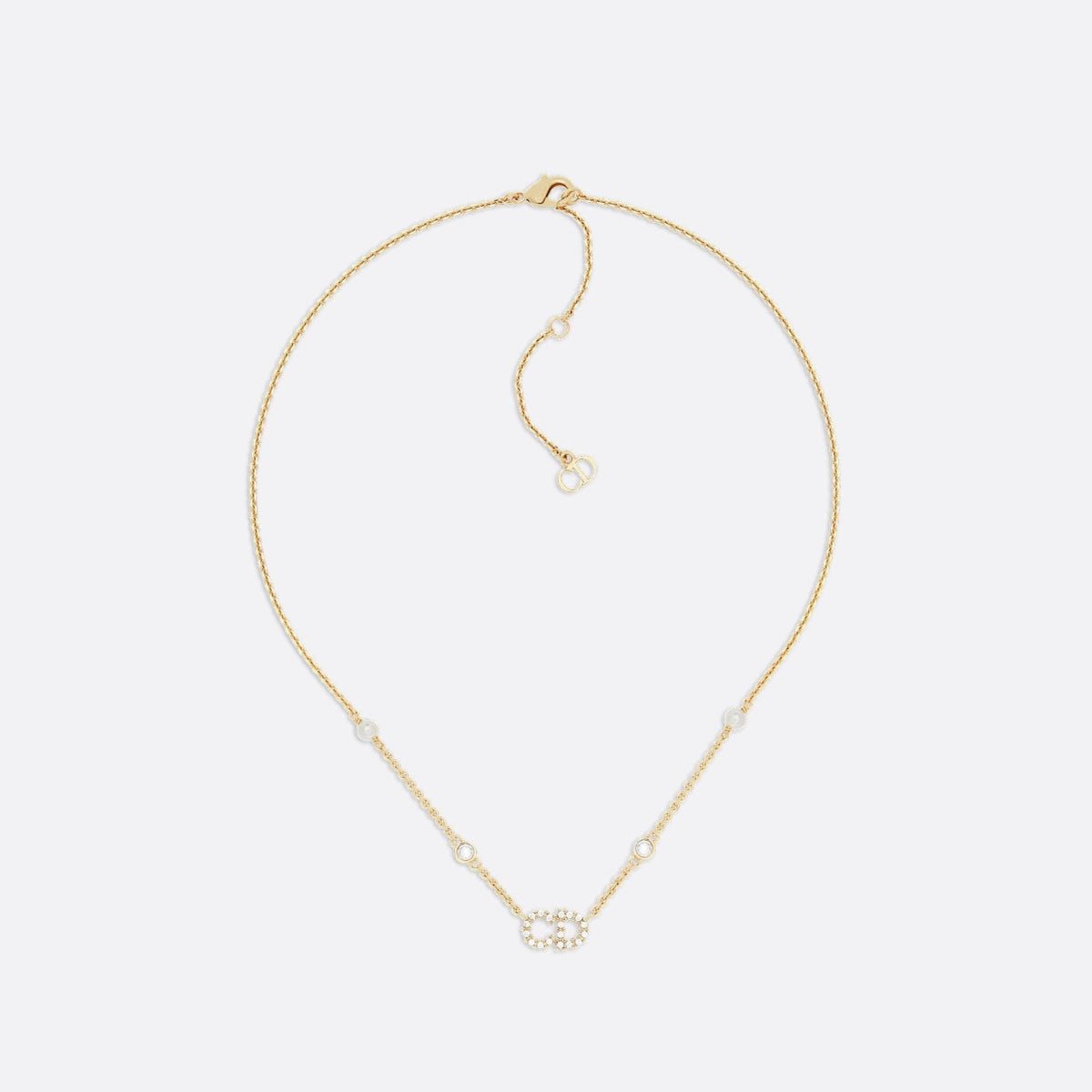Diamond and pearl necklace