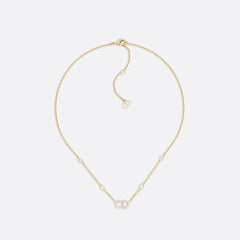Diamond and pearl necklace