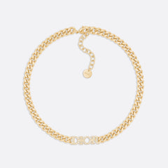 Crystal letter bracelet and necklace