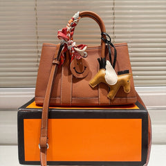 Leather Hand-held Garden Small Bag