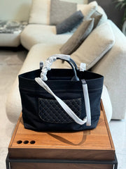 Vintage denim tote bag