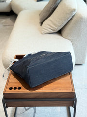 Vintage denim tote bag