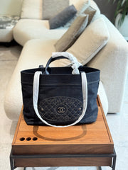 Vintage denim tote bag