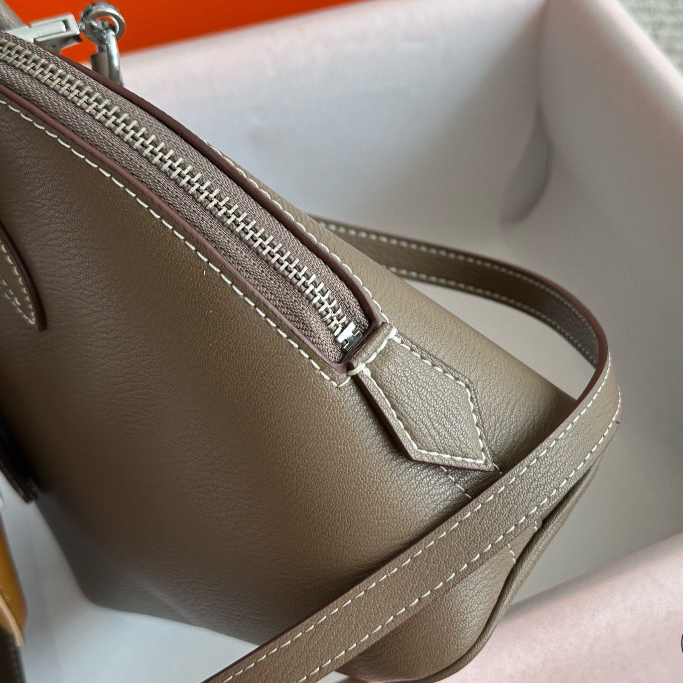 Classic leather shell bag