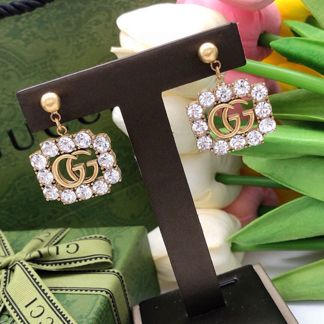 Crystal Drop Earrings
