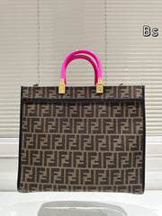 Vintage Embroidery Diamond Shopping Bag