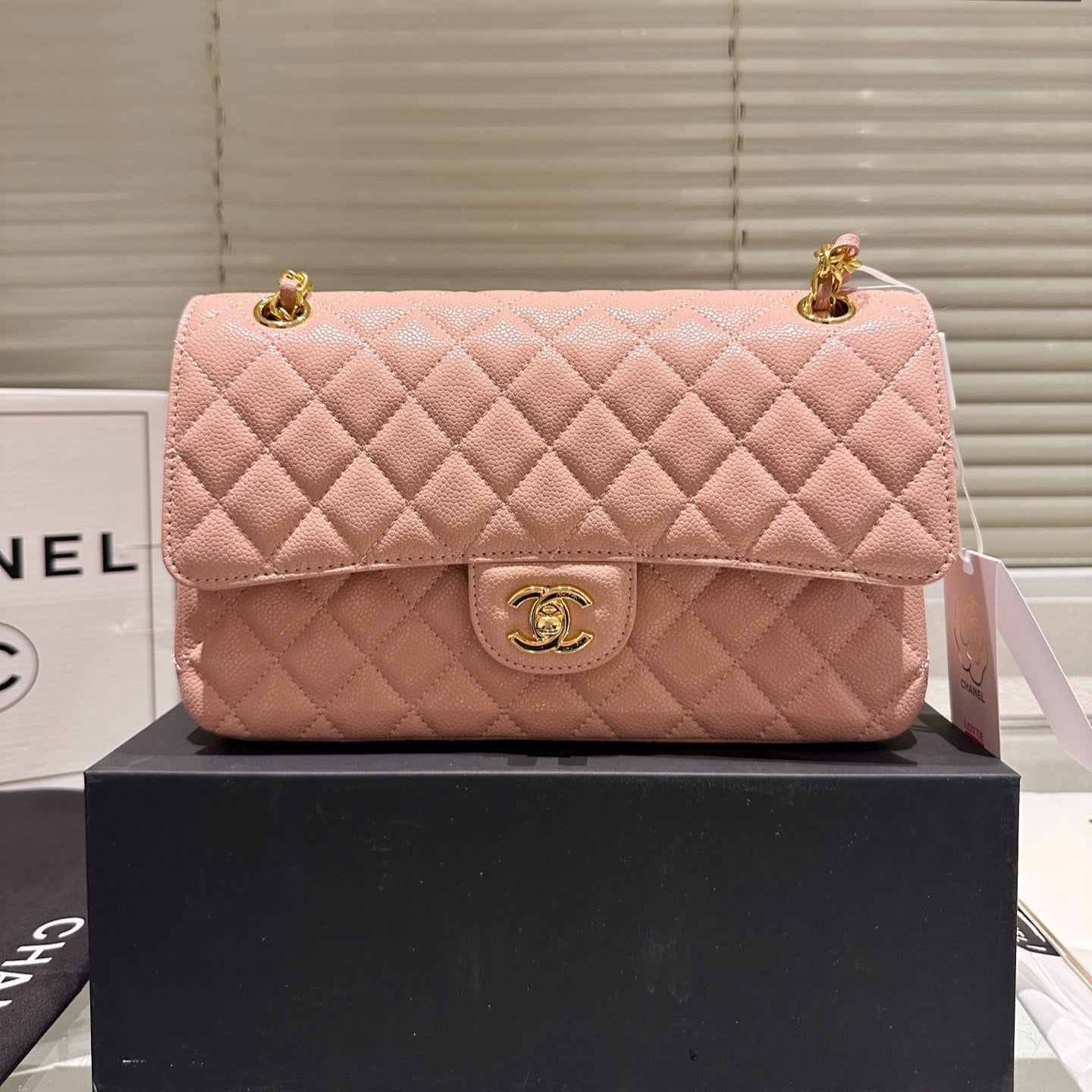Classic Women's Gold Buckle Handbag