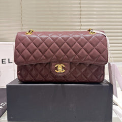 Classic Women's Gold Buckle Handbag
