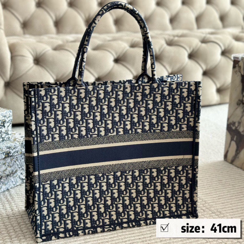 3 Sizes Embroidered Tote