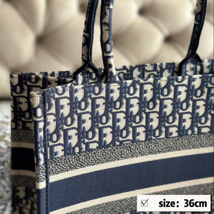 3 Sizes Embroidered Tote