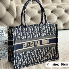 3 Sizes Embroidered Tote