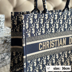3 Sizes Embroidered Tote