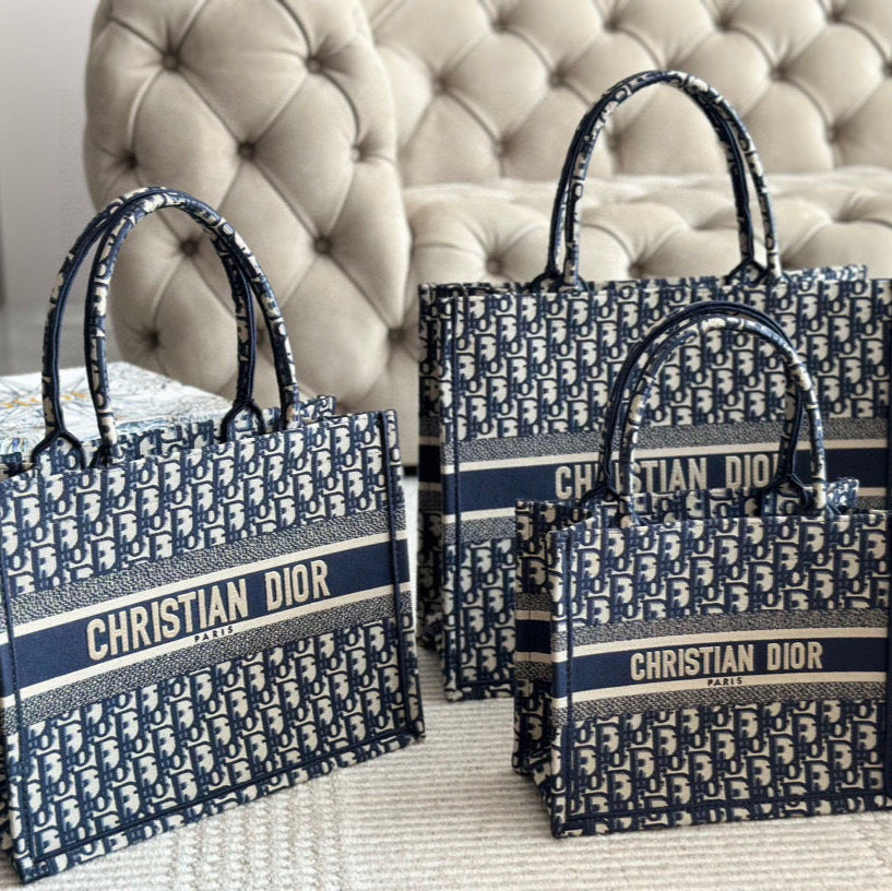 3 Sizes Embroidered Tote
