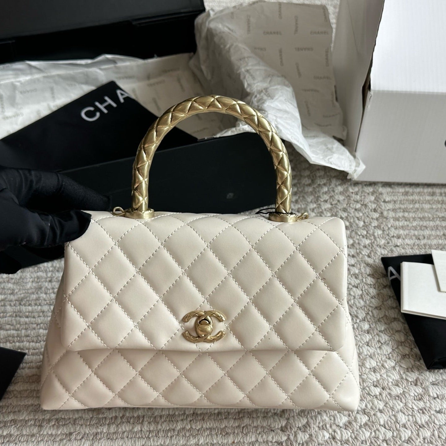 Fashion leather Handle handbag