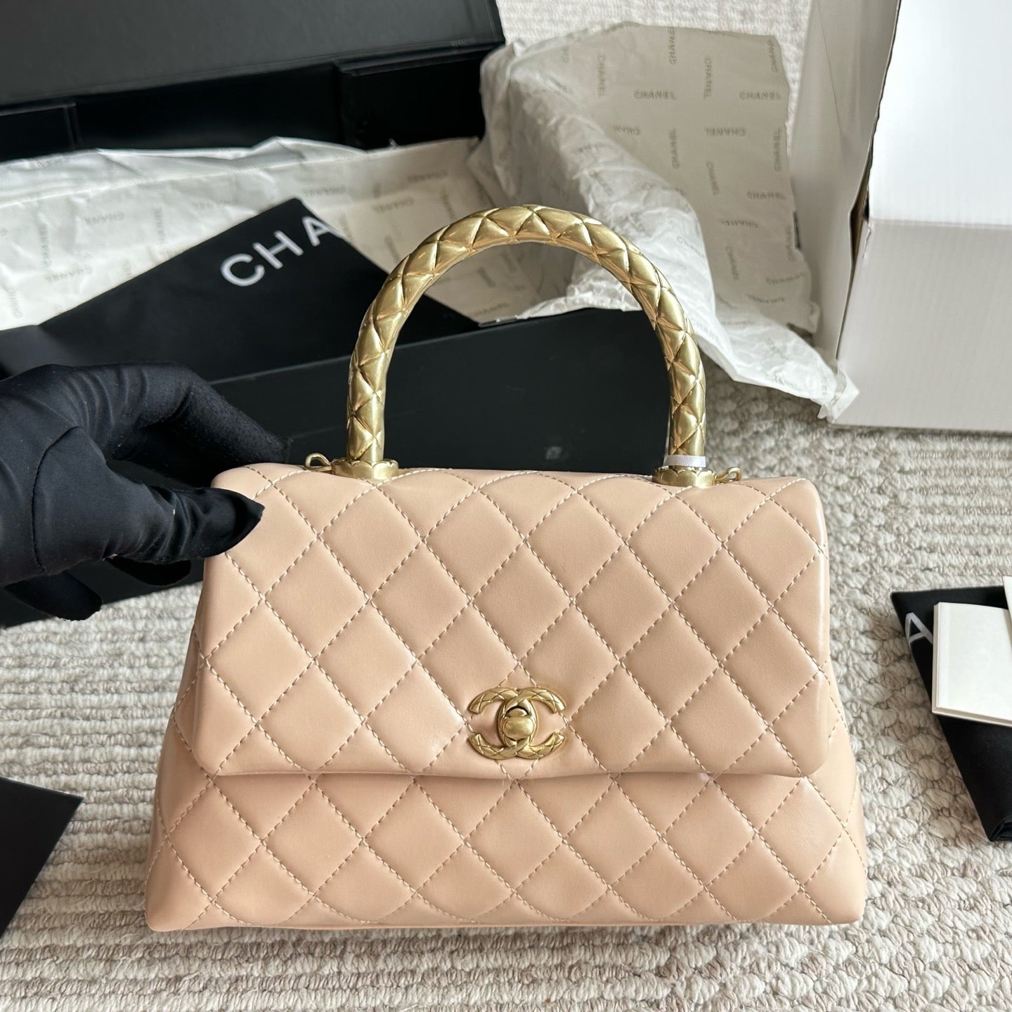 Fashion leather Handle handbag