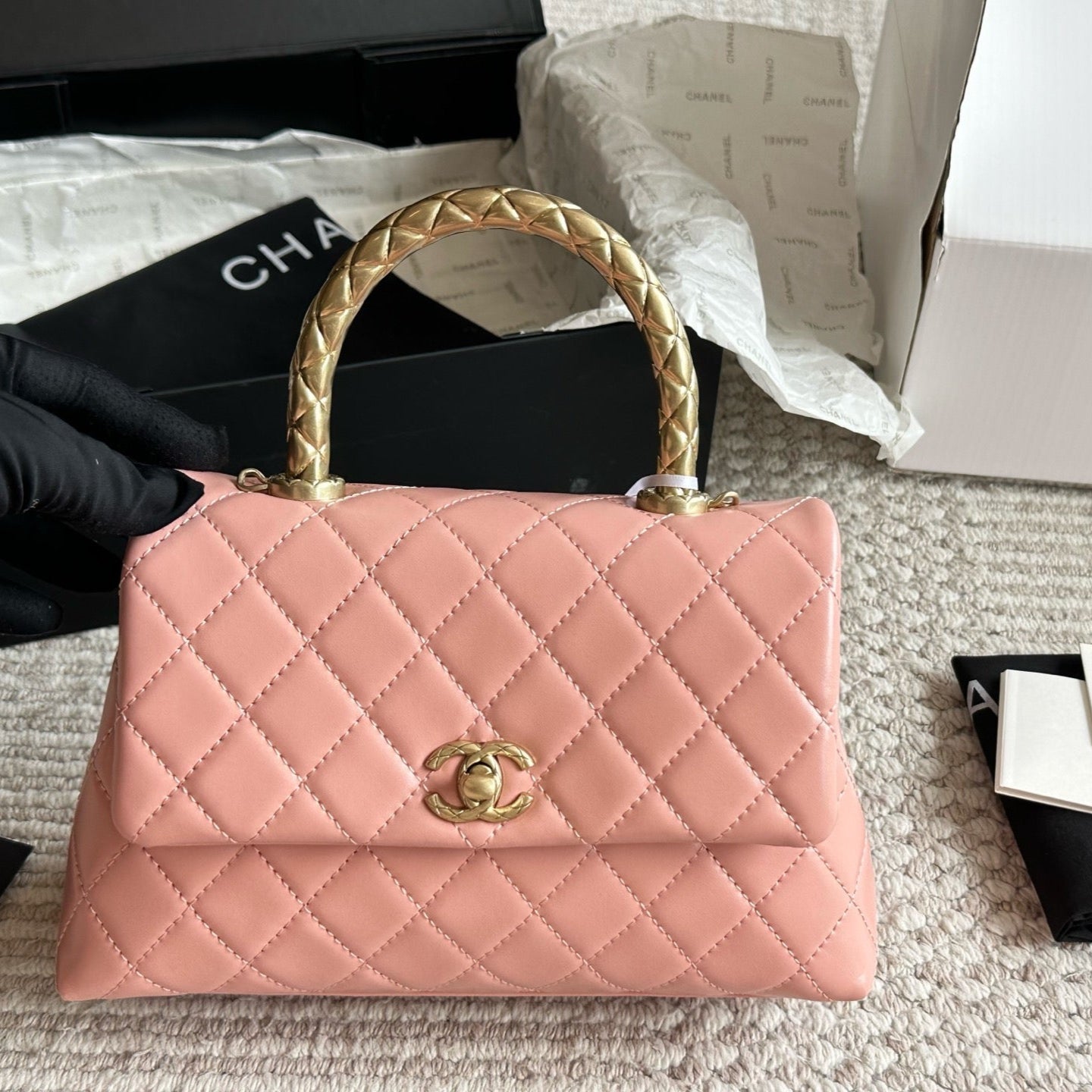Fashion leather Handle handbag