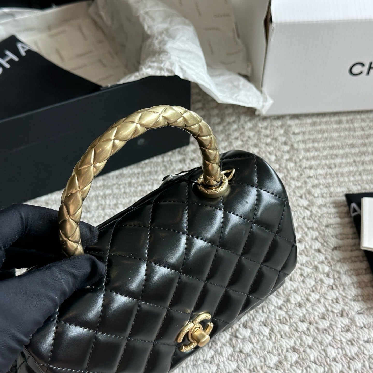 Fashion leather Handle handbag