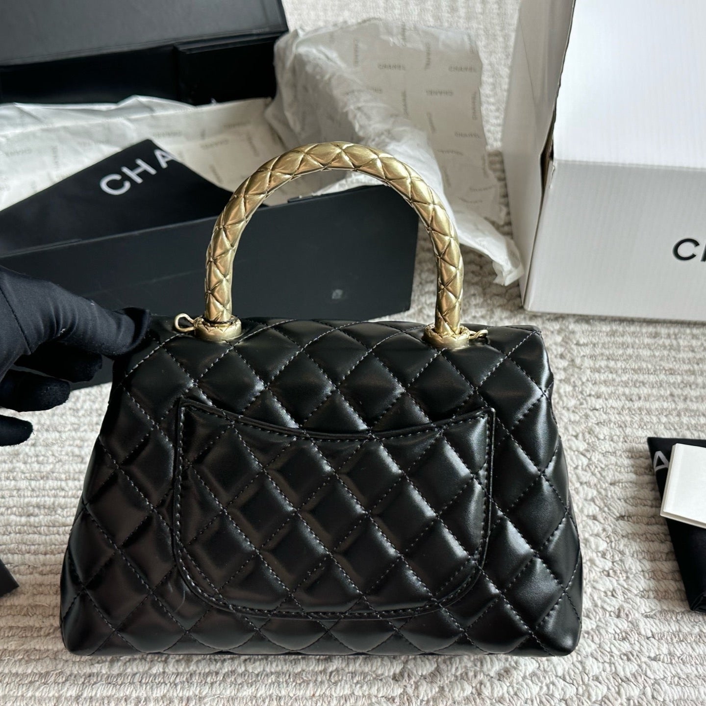 Fashion leather Handle handbag