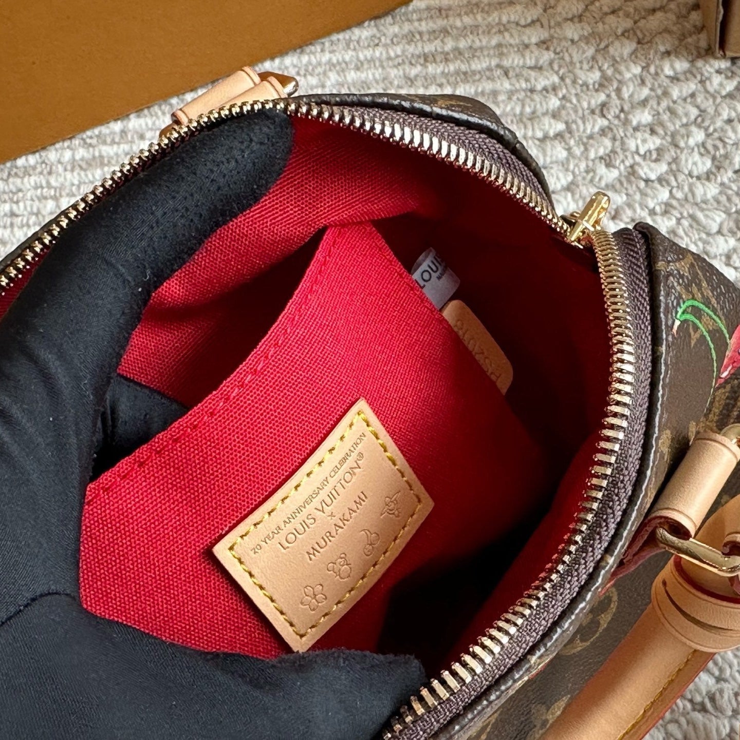 Cherry Print Pillow Bag