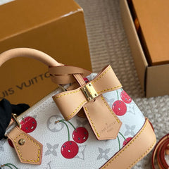 Cute Cherry Embossed Shell Bag