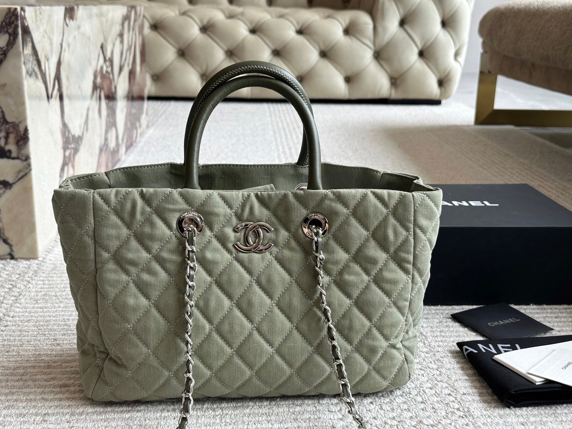 Vacation fashion denim beach bag
