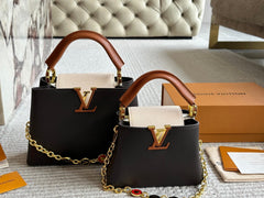 Elegant Gold Buckle Hardware Handbag