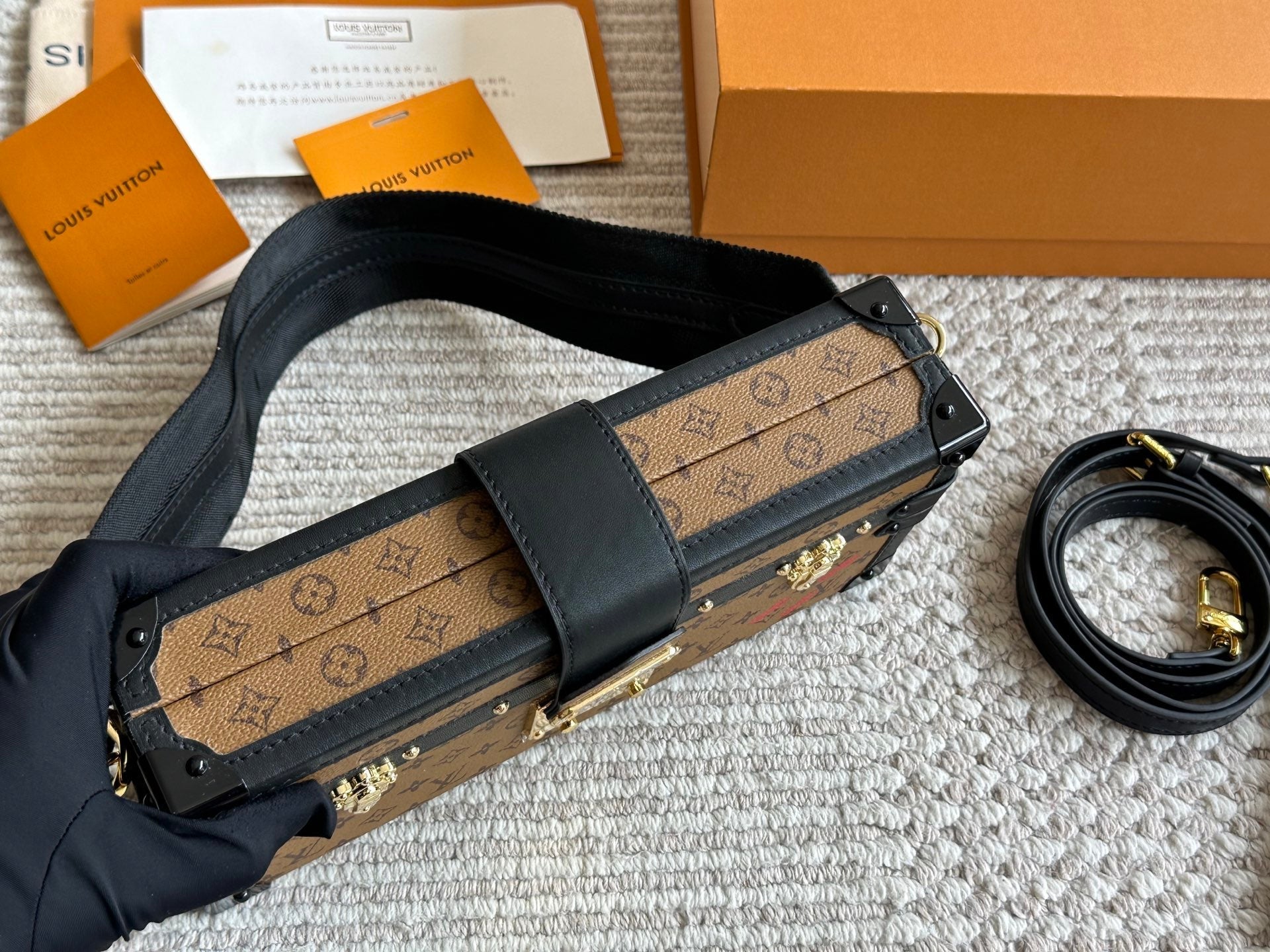 Printed Box Bag