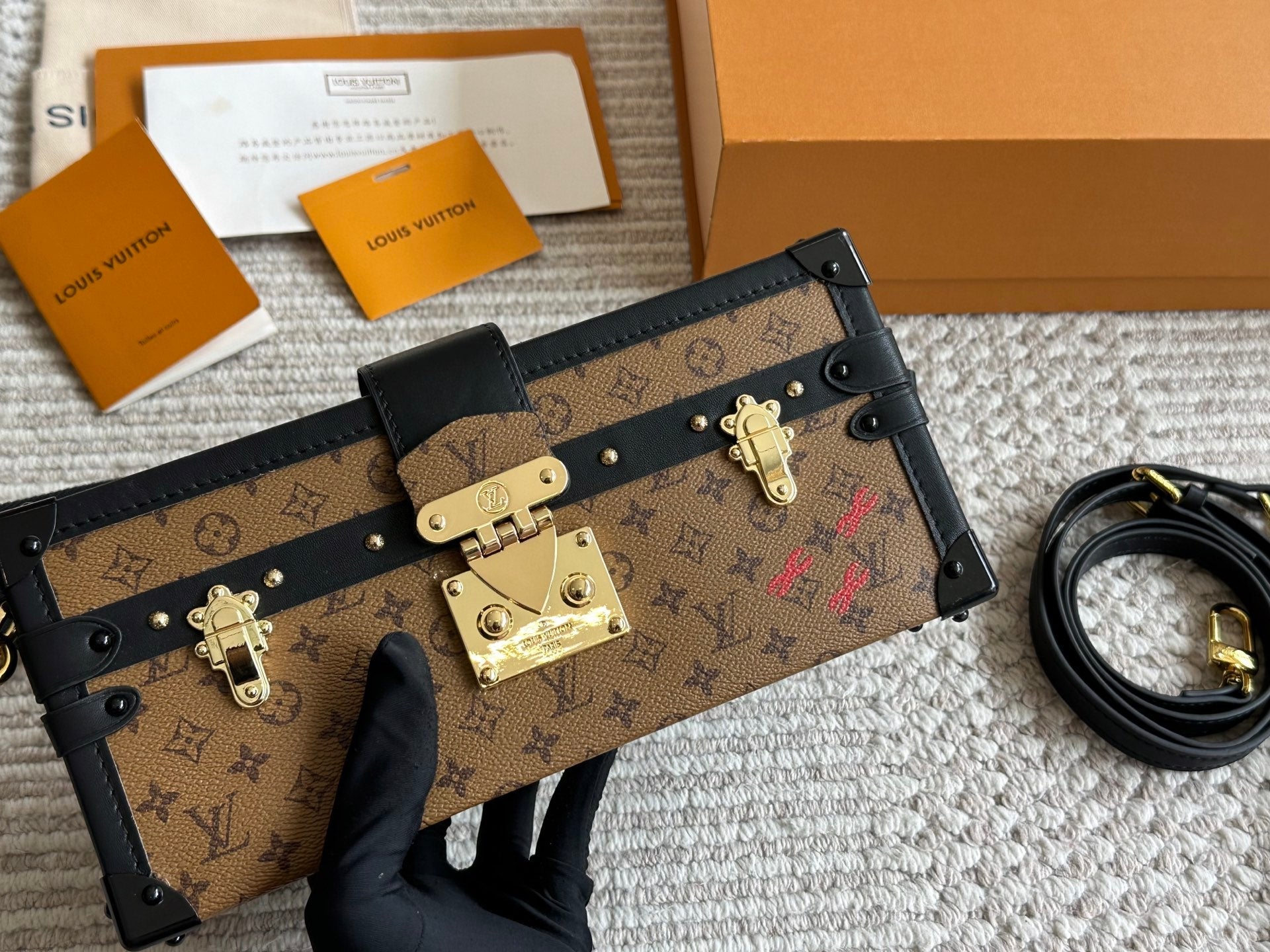 Printed Box Bag