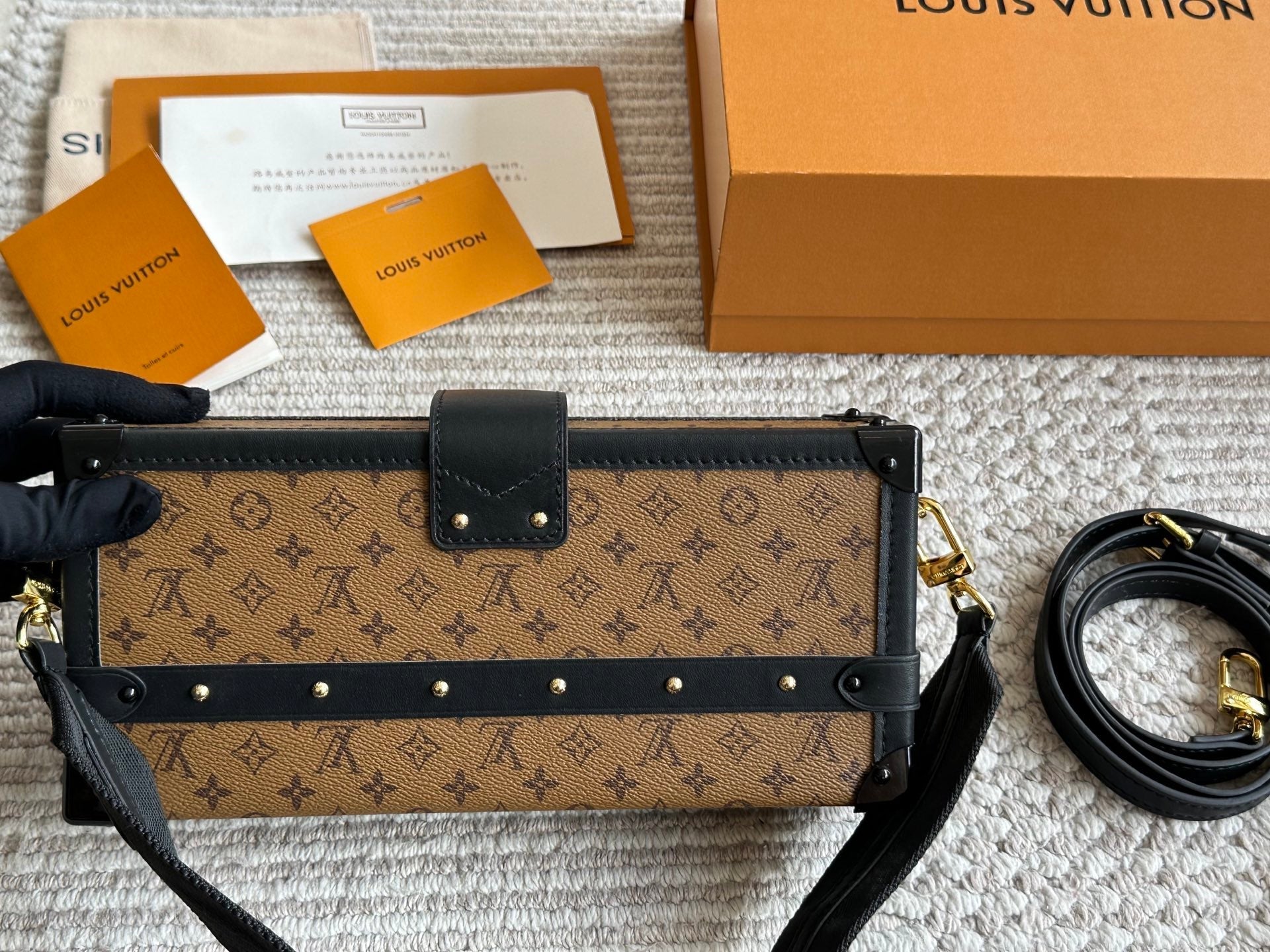 Printed Box Bag