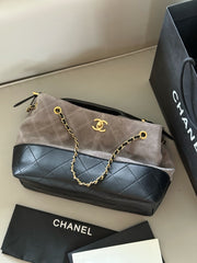 Suede fashion chain bag