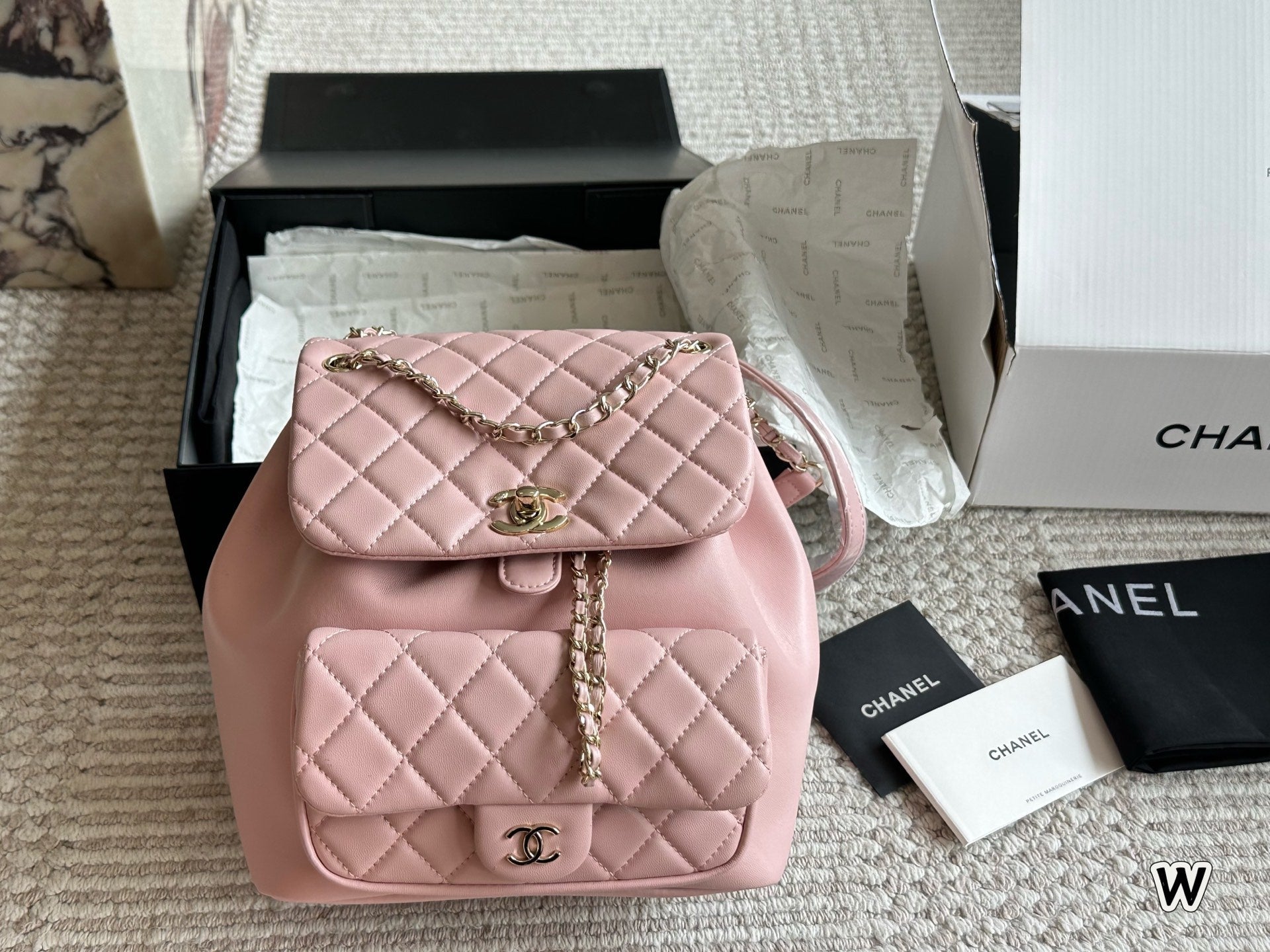 Fashion leather backpack