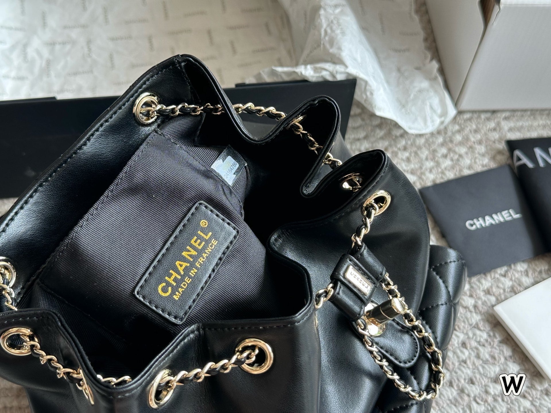 Fashion leather backpack