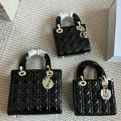 Patent leather women's handbag