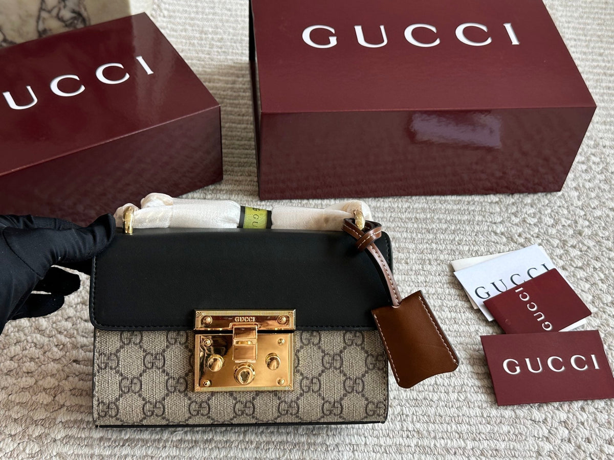 Fashionable Padlock Messenger Bag