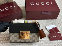 Fashionable Padlock Messenger Bag