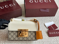 Fashionable Padlock Messenger Bag