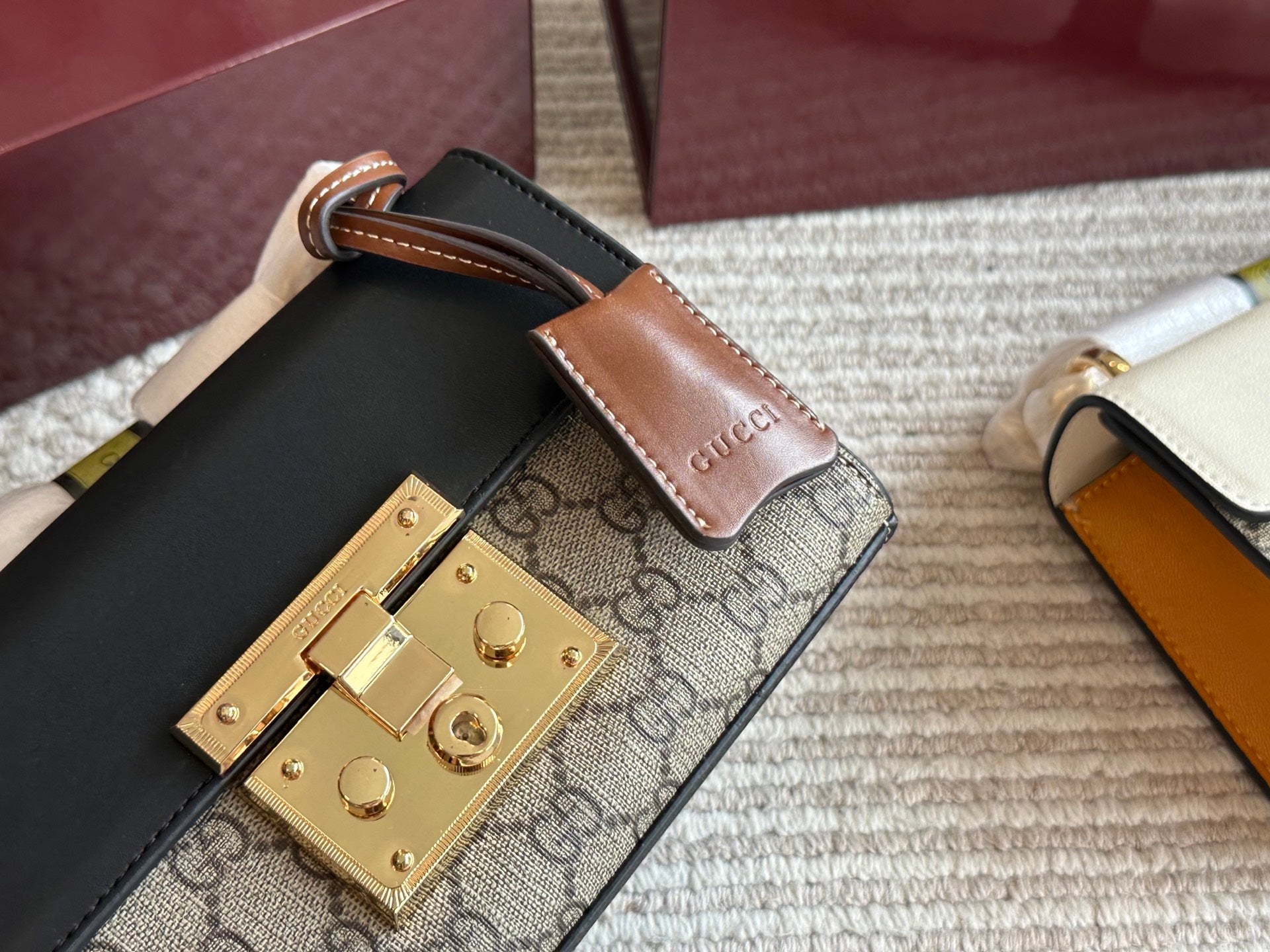 Fashionable Padlock Messenger Bag