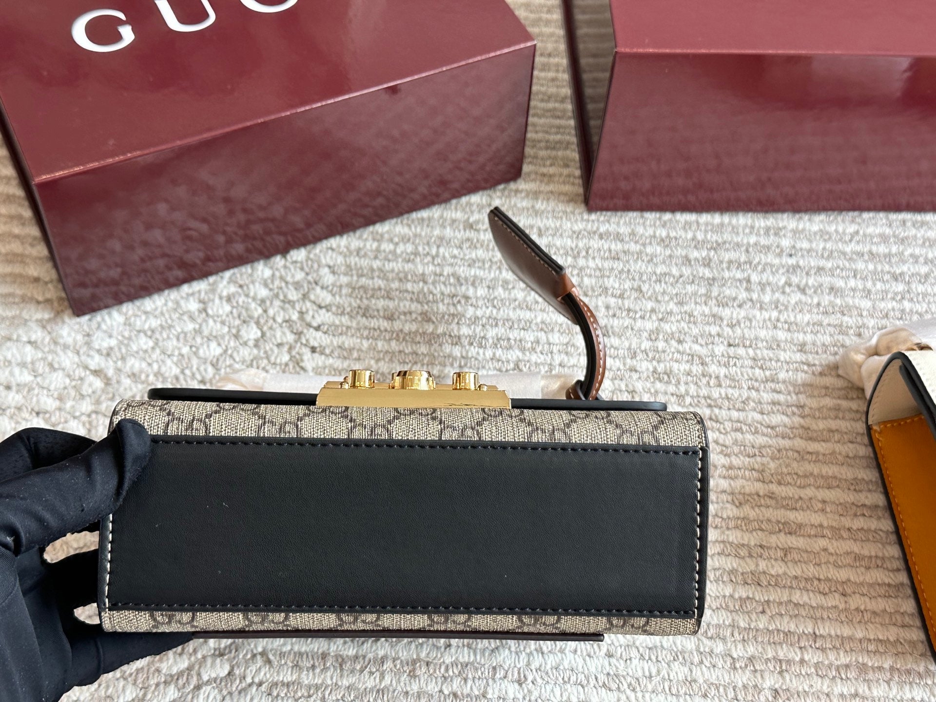 Fashionable Padlock Messenger Bag