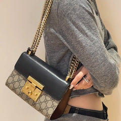 Fashionable Padlock Messenger Bag