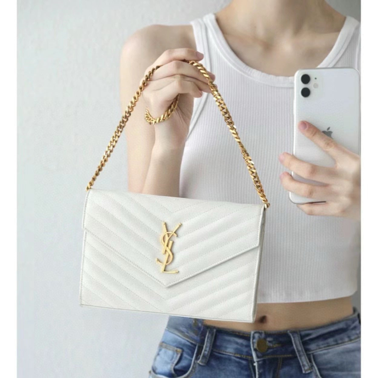 Leather Envelope Bag