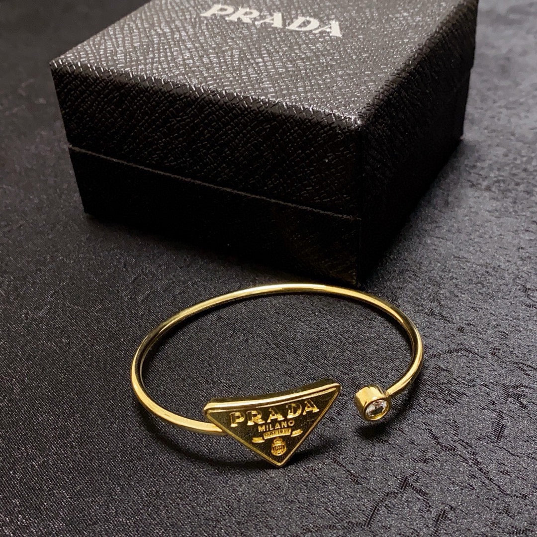 Triangle Diamond Cuff Bracelet