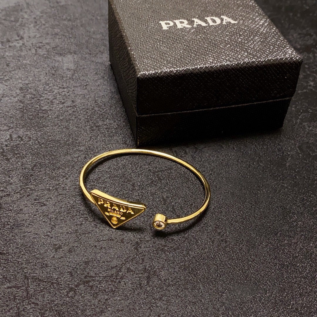 Triangle Diamond Cuff Bracelet