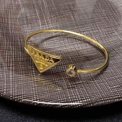 Triangle Diamond Cuff Bracelet