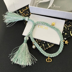 Tassels Braided Star Pendant Bracelet