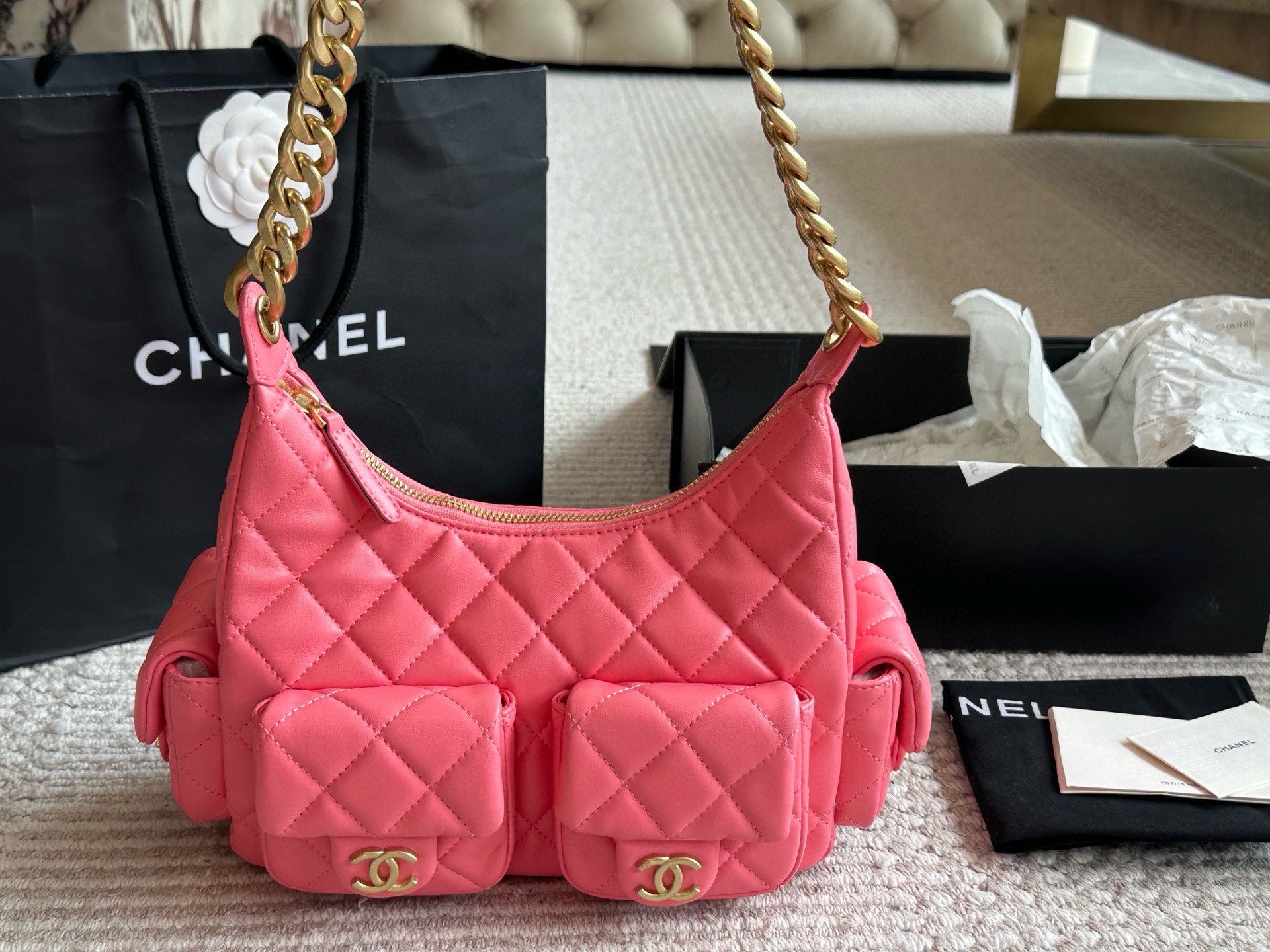 Classic Chain Hobo Bag
