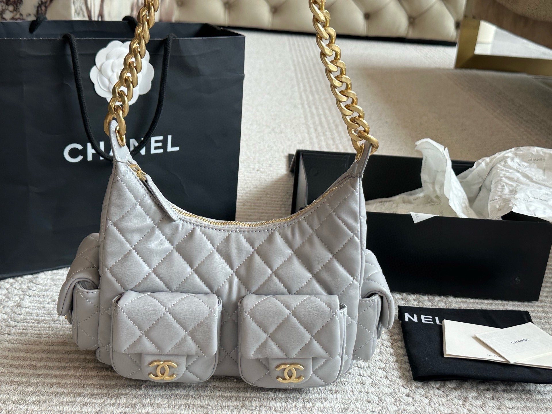 Classic Chain Hobo Bag